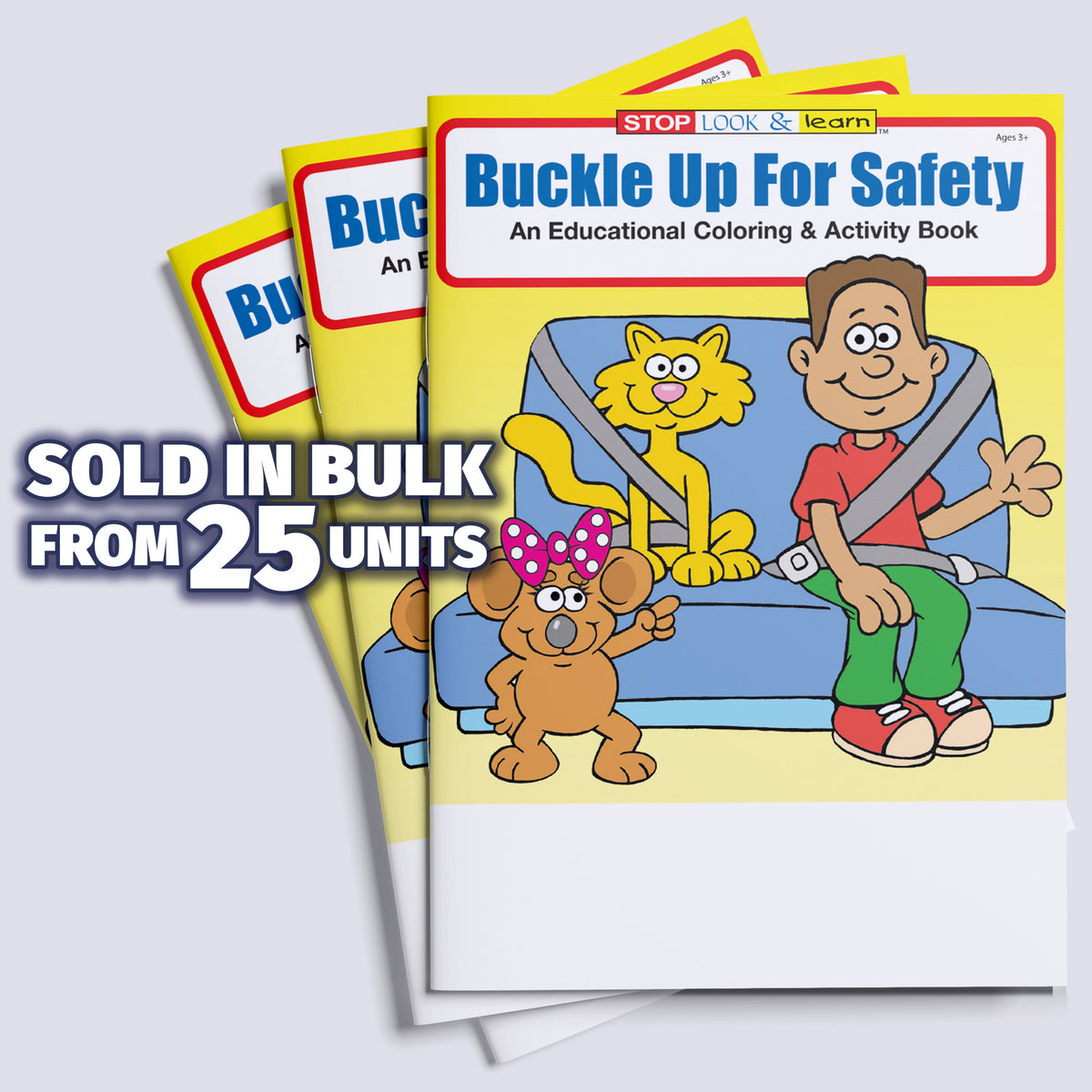 Buckle up for Safety - Kid's Educational Coloring & Activity Books ...