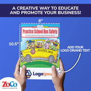 ZoCo - Practice School Bus Safety - Coloring & Activity Books