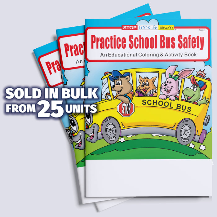 ZoCo - Practice School Bus Safety - Coloring & Activity Books