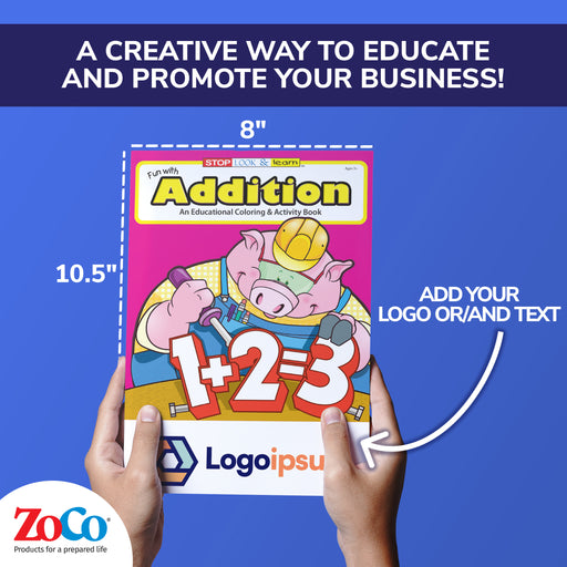 ZoCo - Fun With Addition - Coloring & Activity Books