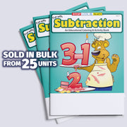ZoCo - Fun With Subtraction - Coloring & Activity Books