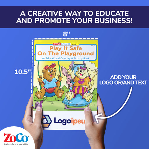 ZoCo - Play It Safe on the Playground - Coloring & Activity Books