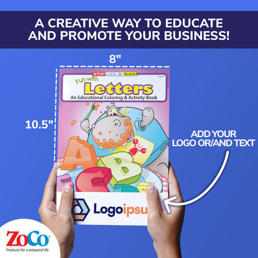 ZoCo - Fun with Letters - Coloring & Activity Books