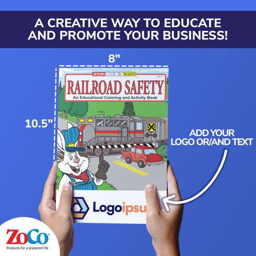 ZoCo - Railroad Safety - Coloring & Activity Books