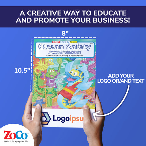 ZoCo - Ocean Safety Awareness - Coloring & Activity Books