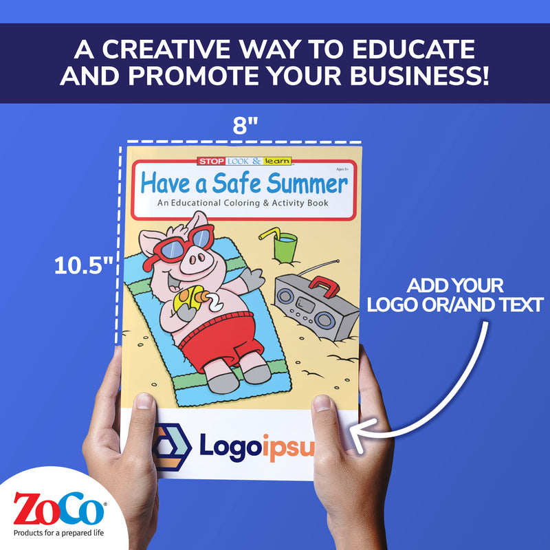 ZoCo - Have a Safe Summer - Coloring & Activity Books