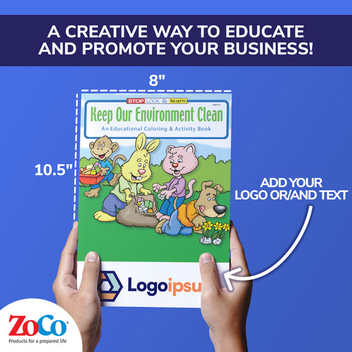 ZoCo -  Keep Our Environment Clean - Kid's Coloring & Activity Books