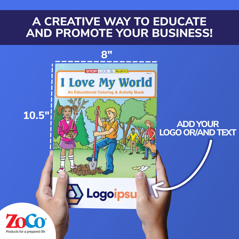 ZoCo - I Love My World - Coloring & Activity Books