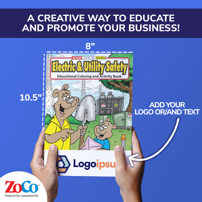 ZoCo - Electric and Utility Safety - Coloring & Activity Books