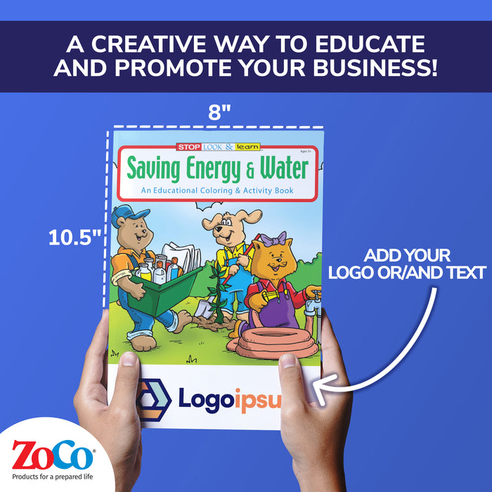 ZoCo - Saving Energy and Water - Coloring & Activity Books