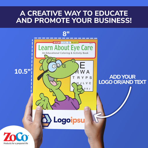 ZoCo - Learn About Eye Care - Coloring & Activity Books