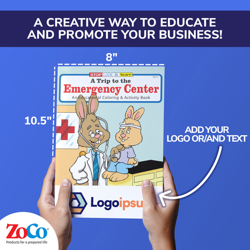 ZoCo - A Trip to The Emergency Center Kid's Educational Coloring & Activity Books