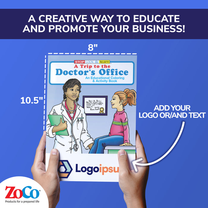 ZoCo - A Trip to the Doctor's Office Kid's Coloring & Activity Books