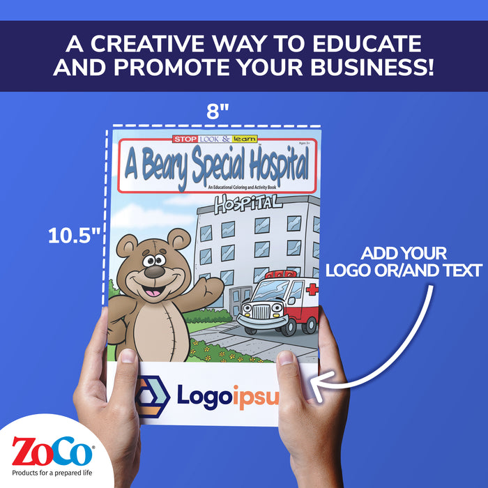 ZoCo - A Beary Special Hospital Kid's Coloring & Activity Books