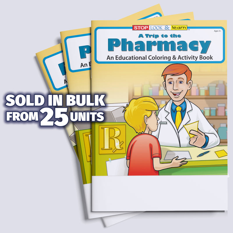 ZoCo - A Trip to The Pharmacy Kid's Educational Coloring & Activity Books
