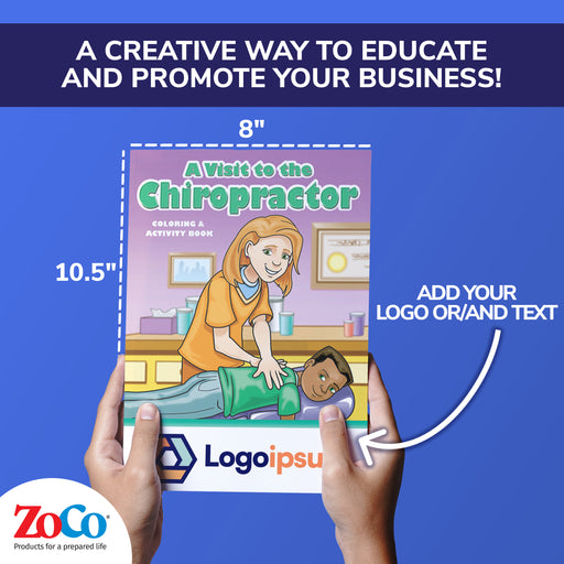 ZoCo - A Visit to The Chiropractor Kid's Coloring & Activity Books