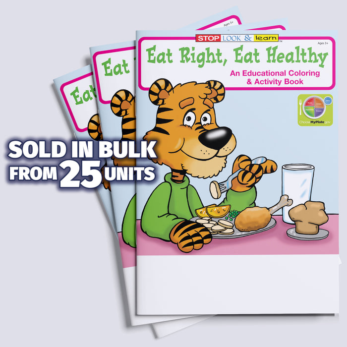 ZoCo - Eat Right, Eat Healthy - Coloring & Activity Books