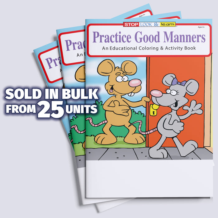 ZoCo - Practice Good Manners - Coloring & Activity Books