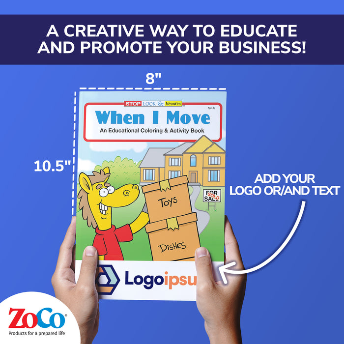 ZoCo - When I Move - Coloring & Activity Books