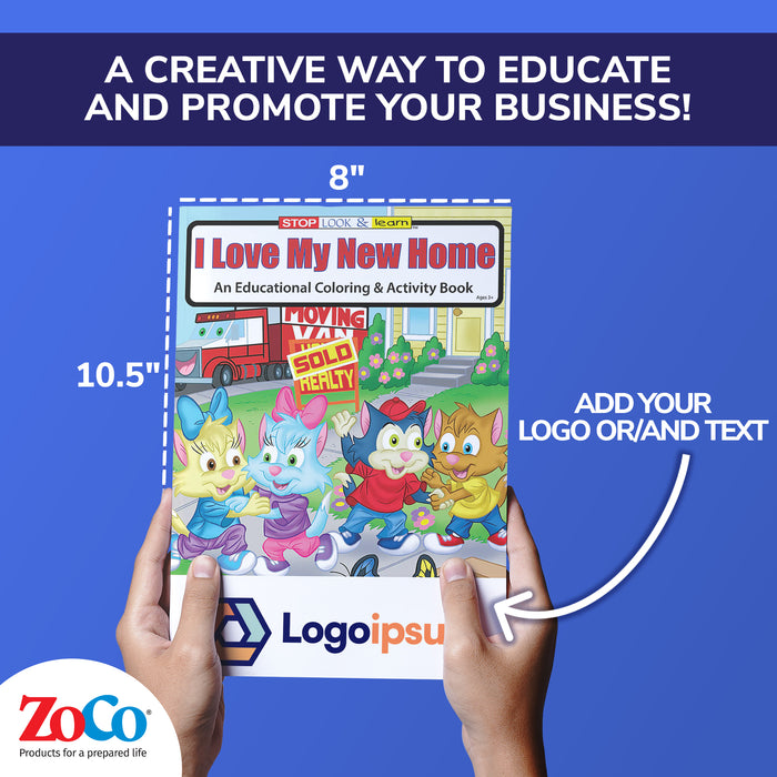 ZoCo - I Love My New Home - Coloring & Activity Books