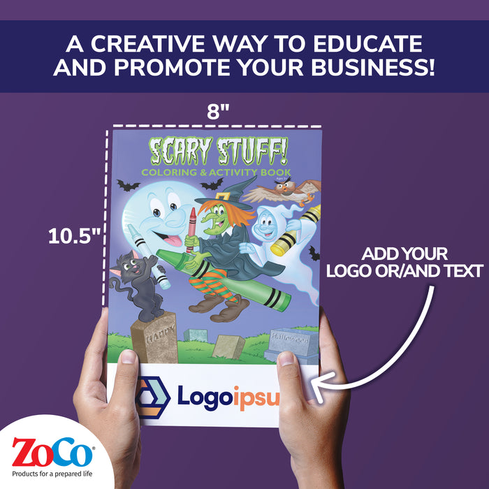 ZoCo - Scary Stuff - Halloween Coloring & Activity Books