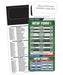2023 Pro Football Sports Schedule Magnets (NEW YORK - AFC) - 100 Count - Your Business Card Sticks on Top