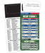 Pro Football Sports Schedule Magnets (NEW YORK- NFC) - 100 Count - Your Business Card Sticks on Top