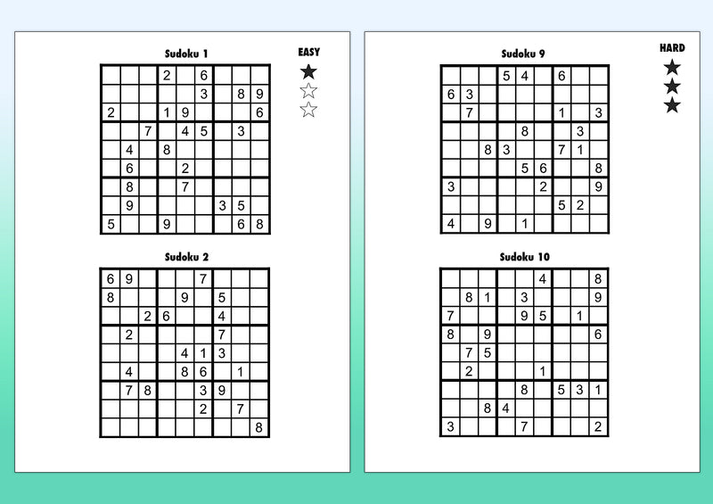 Brighter Minds - Coloring Pages, Word Search, Crossword & Sudoku Puzzles - Large Print Puzzle Books