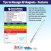 ZoCo - Managing Blood Pressure Laminated Card w/ Magnet & Marker - Custom Safety Magnets