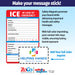 ZoCo - ICE - In Case of Emergency Fridge Magnet w/ Marker - by Safety Magnets - Add Your Imprint