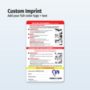 Infant CPR/Choking - Mini Quick Reference Cards w/ Magnet & Marker