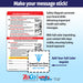 ZoCo - Infant CPR/Choking - Laminated Card w/ Magnet & Marker - Custom Safety Magnets