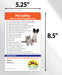 Pet Emergencies Laminated Card w/ Magnet & Marker - 5.25x8.5 (Min Qty 100) - FREE Customization