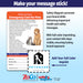 ZoCo - Pet Emergencies Laminated Card w/ Magnet & Marker - Custom Safety Magnets