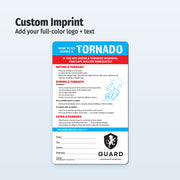 Custom Tornado Safety Magnets - Add Your Imprint
