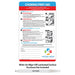 Choking First Aid - Laminated Card w/ Magnet & Marker - 5.25x8.5 (Min Qty 100) - FREE Customization