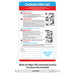 Choking First Aid - Laminated Card w/ Magnet & Marker - 5.25x8.5 (Min Qty 100) - FREE Customization
