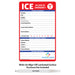 ICE - In Case of Emergency Fridge Magnet w/ Marker - 5.25x8.5 (Min Qty 100) - FREE Customization