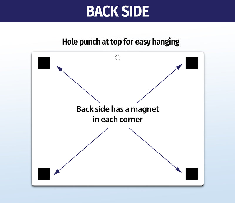 Feelings & Emotions Mood Chart — Laminated Card with Magnets