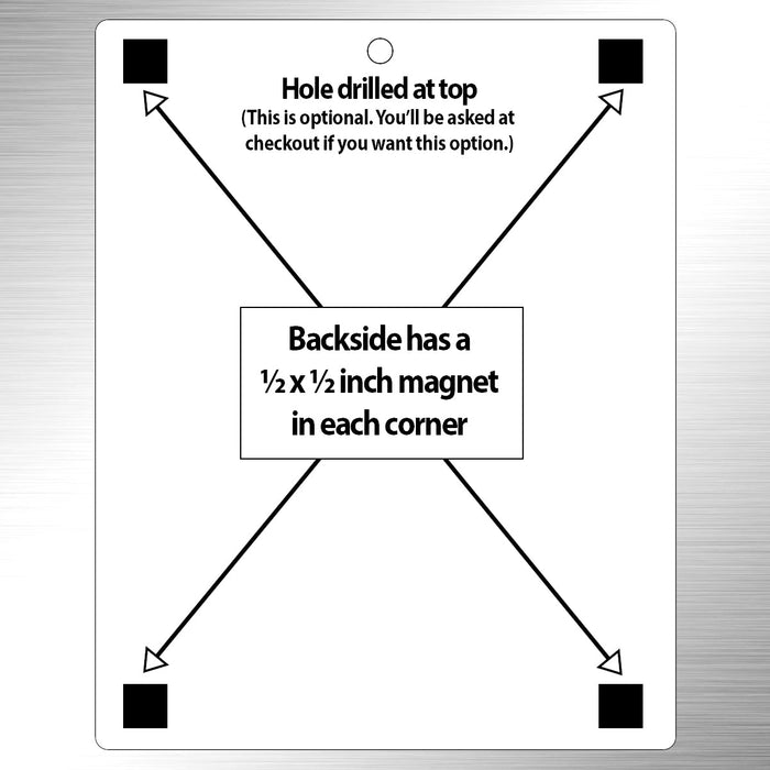 CPR & Choking for Infants & Children (SPANISH VERSION) - Quick Reference Card - by Safety Magnets - Add Your Imprint