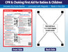 CPR / Choking for Babies & Children - Emergency Numbers - Quick Reference Card by Safety Magnets