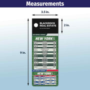 ZoCo - Pro Football Sports Schedule Magnets (NEW YORK - AFC) - 100 Count - Your Business Card Sticks on Top