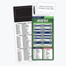 ZoCo - Pro Football Sports Schedule Magnets (SEATTLE) - 100 Count - Your Business Card Sticks on Top