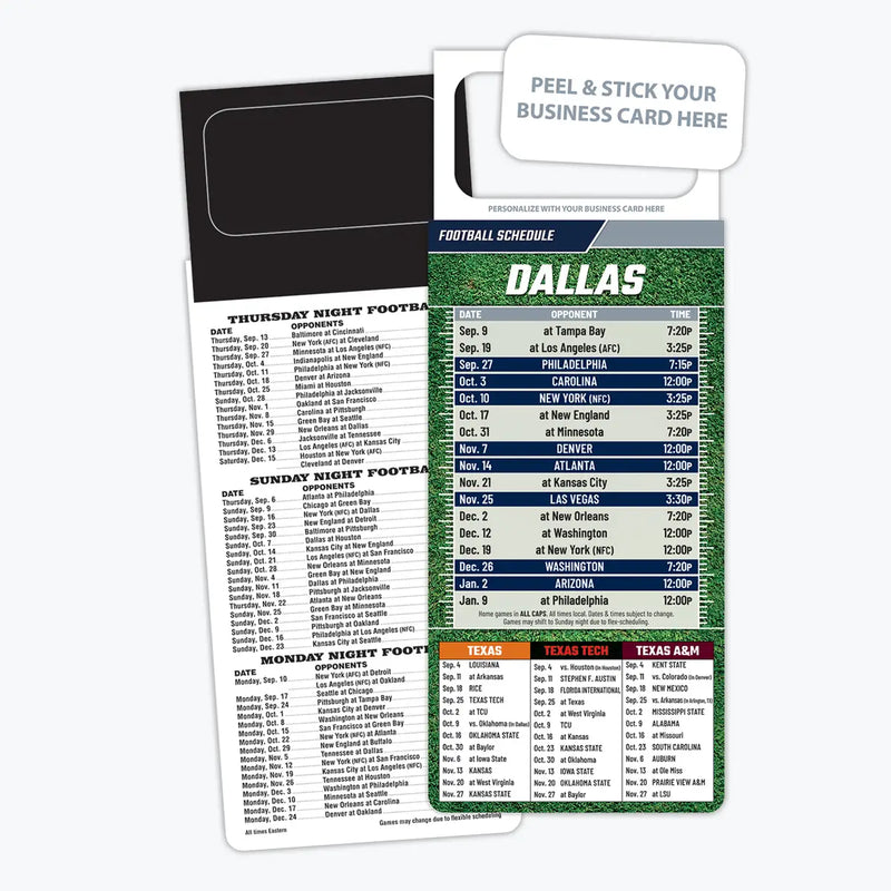 {"media":[{"id":"gid://shopify/MediaImage/28662088237109","alt":"ZoCo - Pro Football Sports Schedule Magnets (DALLAS) - 100 Count - Your Business Card Sticks on Top","type":"IMAGE","src":"https://cdn.shopify.com/s/files/1/0022/8284/8320/files/470133_0023_dallas_24x24@3x.jpg?v=1746615182","altText":"ZoCo - Pro Football Sports Schedule Magnets (DALLAS) - 100 Count - Your Business Card Sticks on Top"},{"id":"gid://shopify/MediaImage/28347348123701","alt":"ZoCo - Pro Football Sports Schedule Magnets (DALLAS) - 