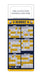 Pro Baseball Sports Schedule Magnets - MILWAUKEE - 100 Count - Your Business Card Sticks on Top - ZoCo Products