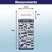 Pro Baseball Sports Schedule Magnets - NEW YORK YANKEES - 100 Count - Your Business Card Sticks on Top - ZoCo Products