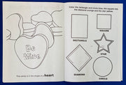 Fun With Shapes coloring book inside pages for kids