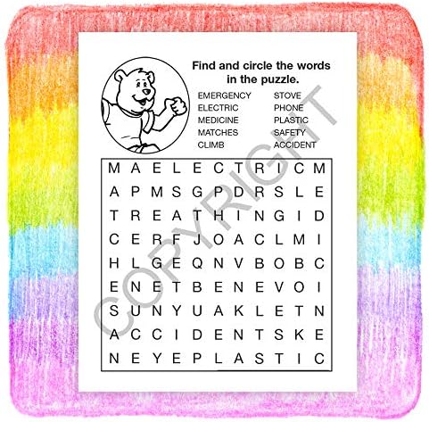 Home Safety - Bulk Coloring & Activity Books (250+) - Add Your Imprint