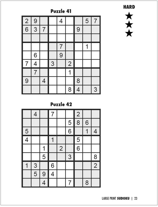 ZoCo - Large Print Sudoku Puzzle Books (Vol. 2)