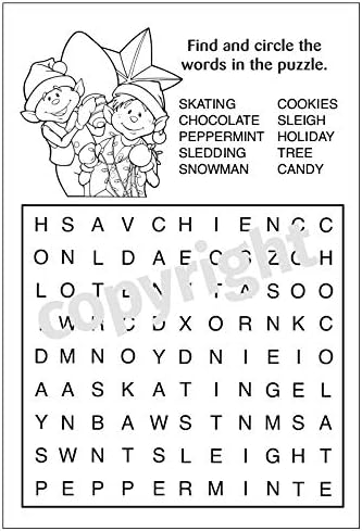Holiday - Kid's Mini Activity Pads (500-Pack)